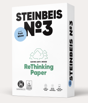 Steinbeis Pure White Recyclingpapier 80g/qm DIN A3