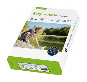 Recyconomic Pure White Recyclingpapier 80g/qm DIN A4
