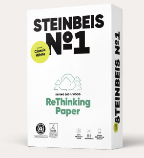 Steinbeis Classic White Recyclingpapier 80g/qm DIN A3