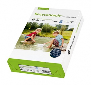 Recyconomic Evolution White Recyclingpapier 80g/qm DIN A3