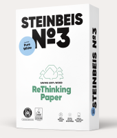 Steinbeis No.3 Pure White Recyclingpapier 80g/qm DIN A3